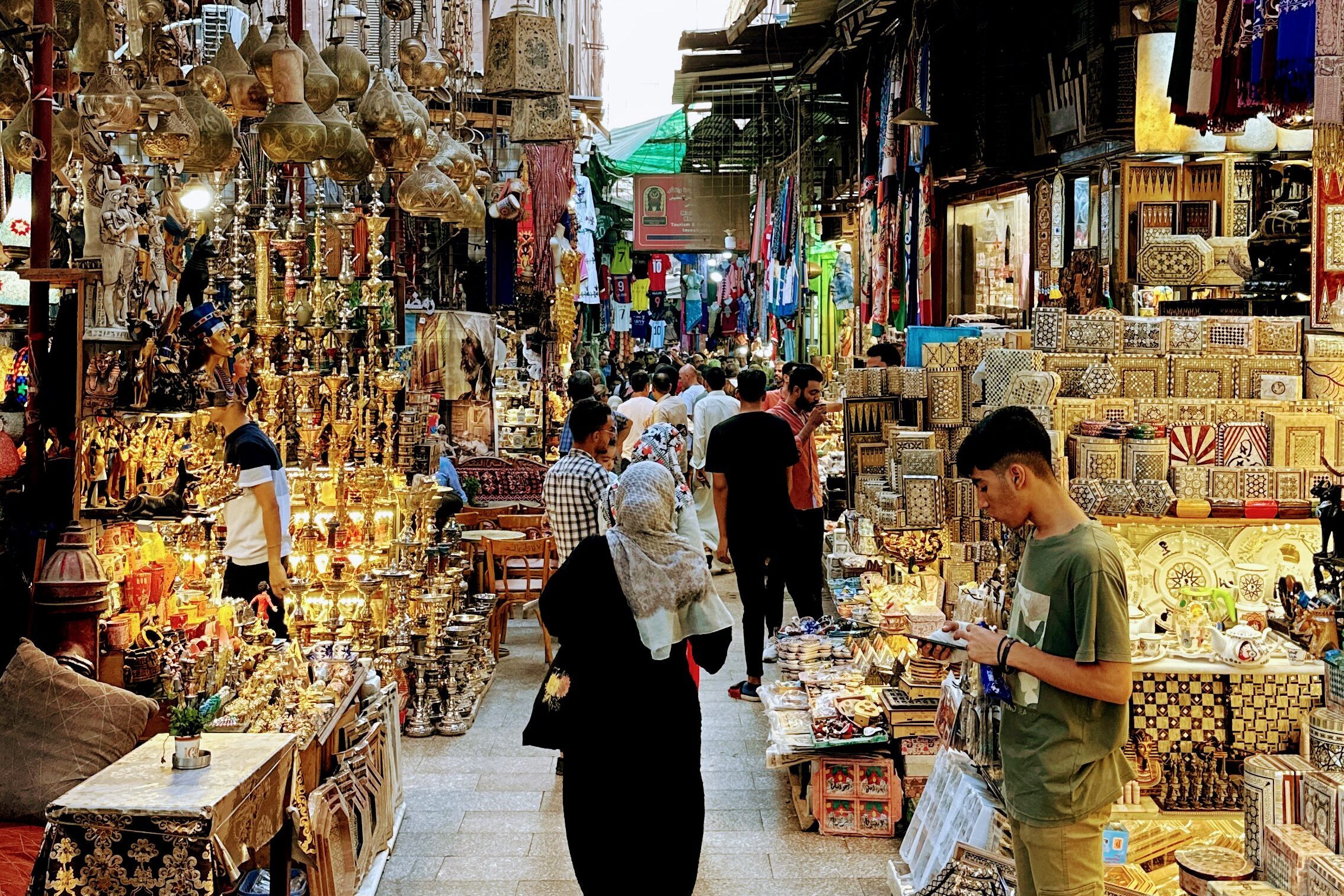 Mercado Khan el-Khalili Cairo Egito