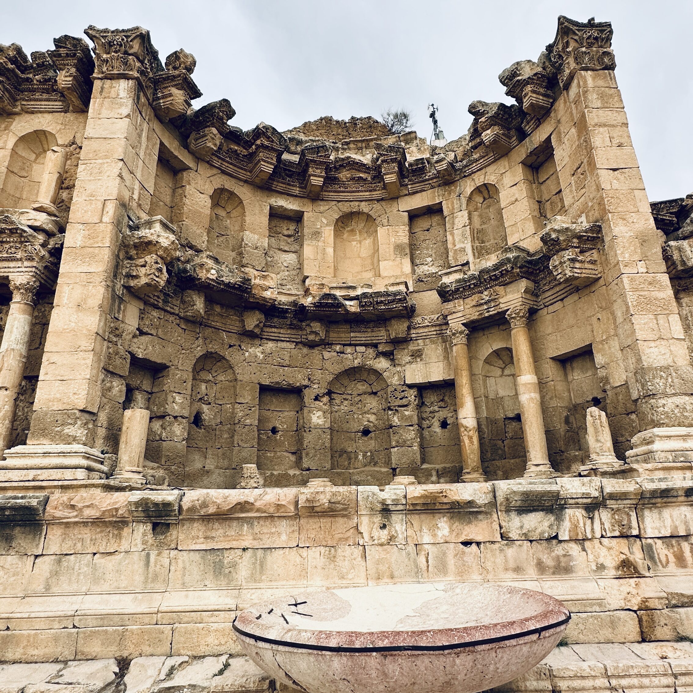 Foto do Sítio Arqueológico de Jerash