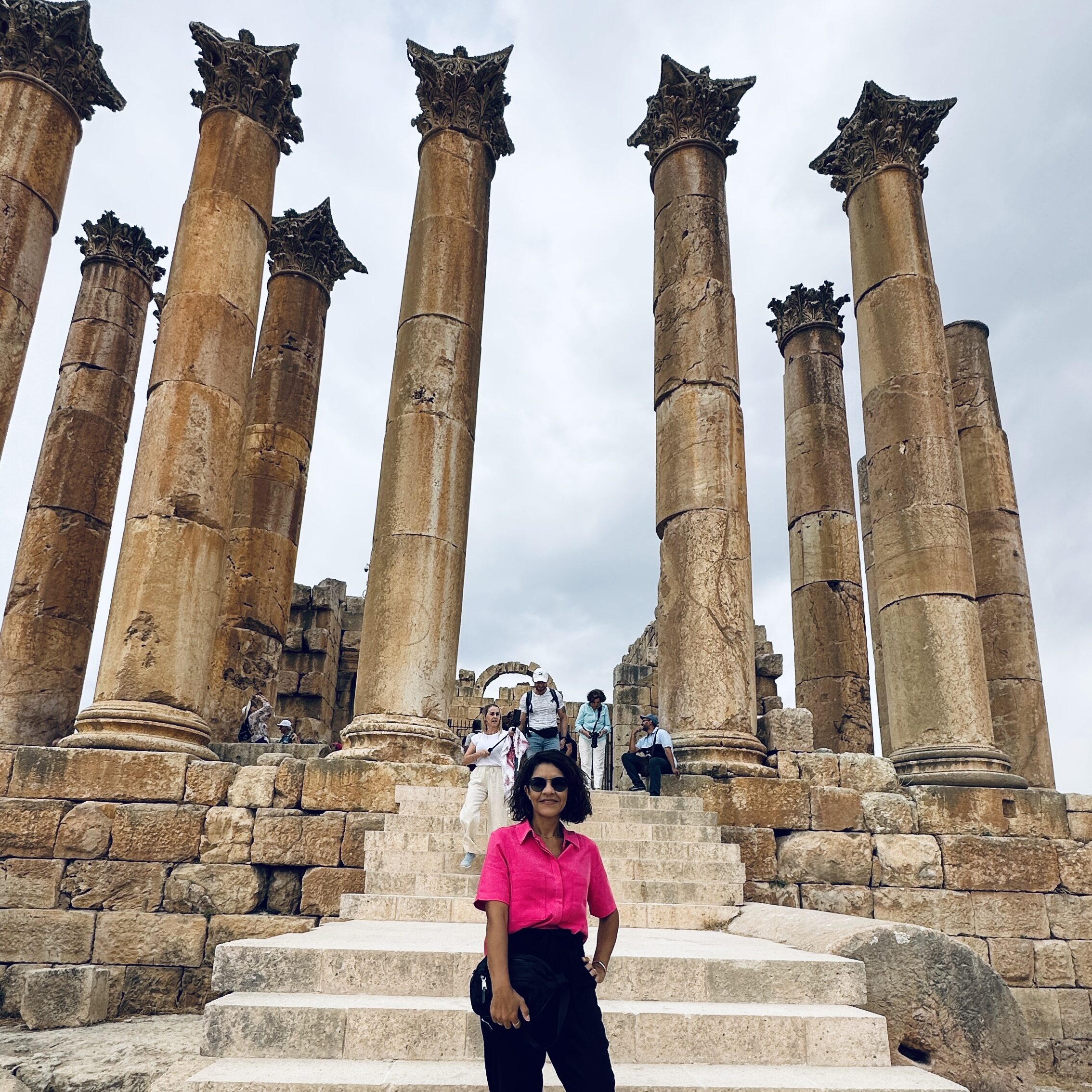 Foto do Sítio Arqueológico de Jerash.