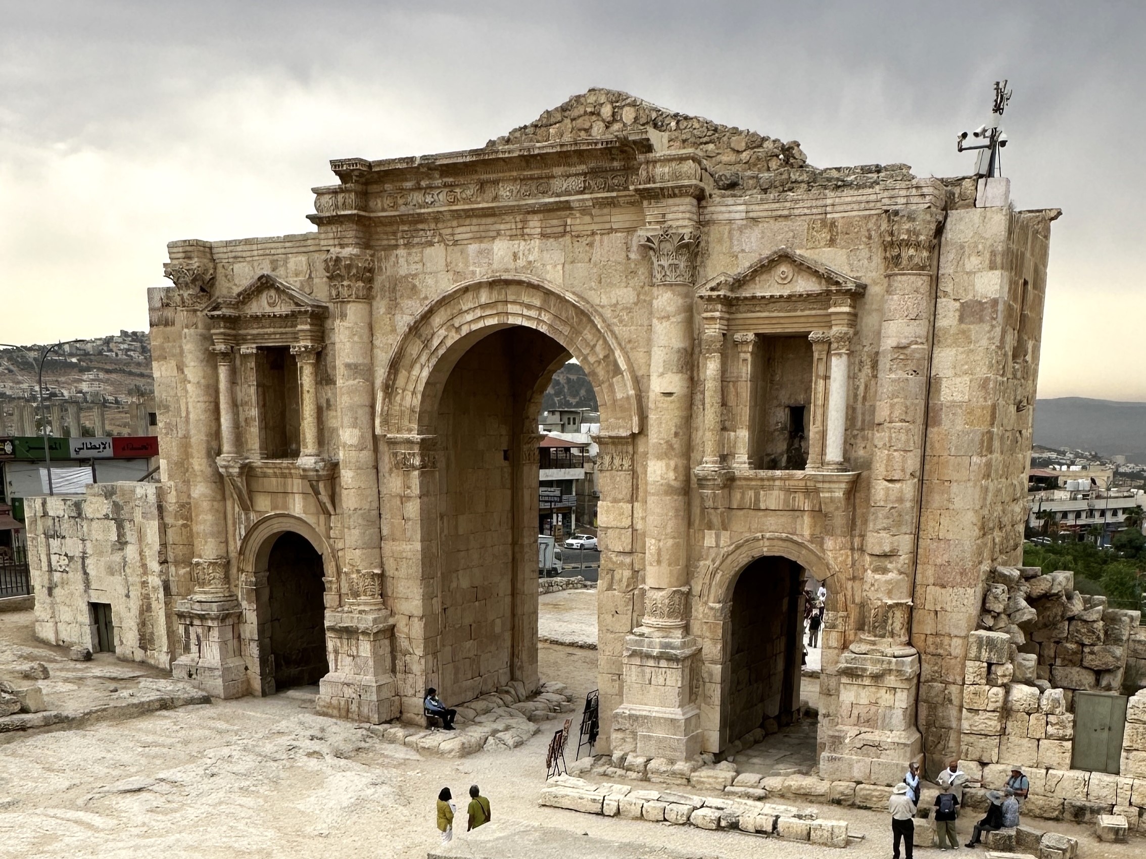 Jerash sítio arqueológico na Jordânia