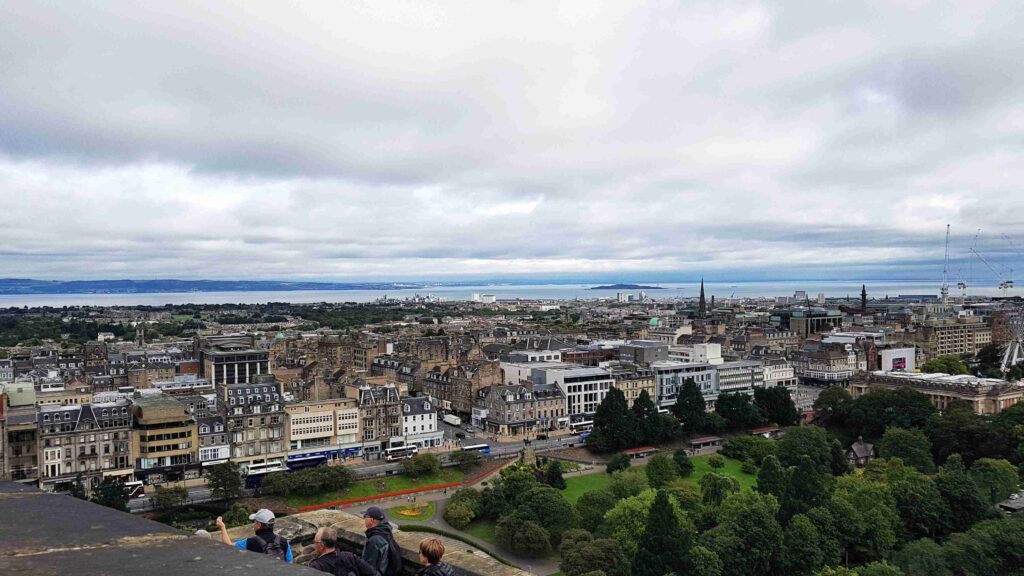 Edimburgo, a capital da Escócia.