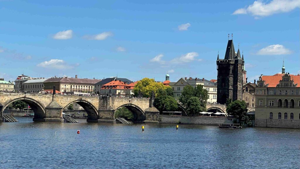 Rio Vltava em Praga
