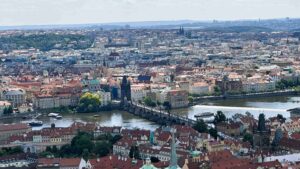 Vista da cidade de Praga