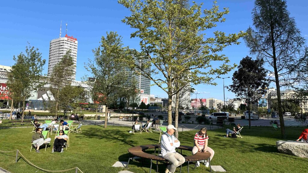 Praça Central Varsóvia