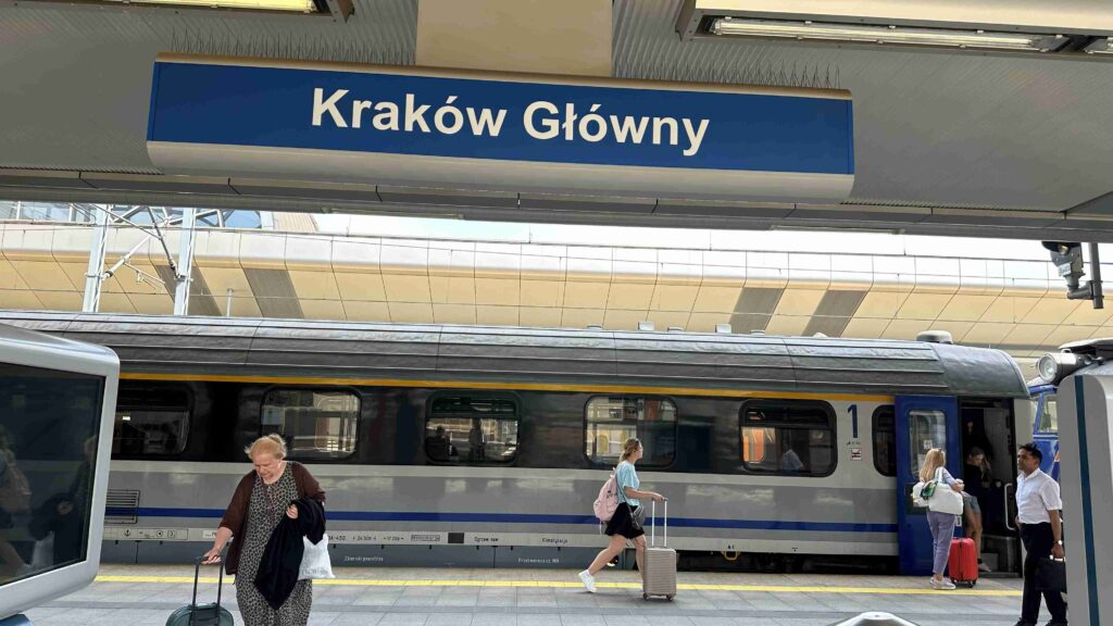 Estação de Trem na Cracóvia