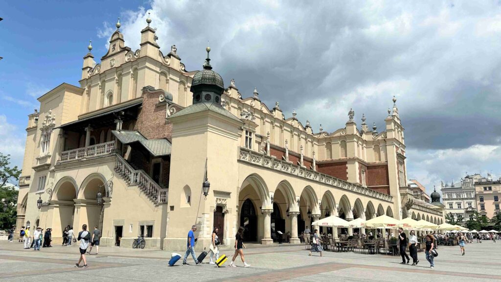 Sukiennice o Mercado dos tecidos, Cracóvia Polônia.
