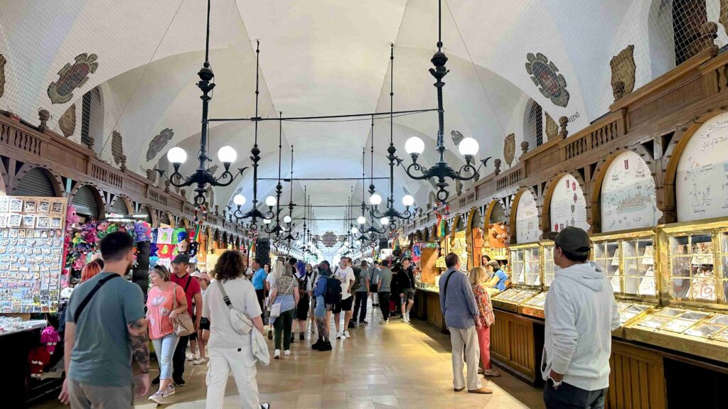 Sukiennice, mercado dos tecidos