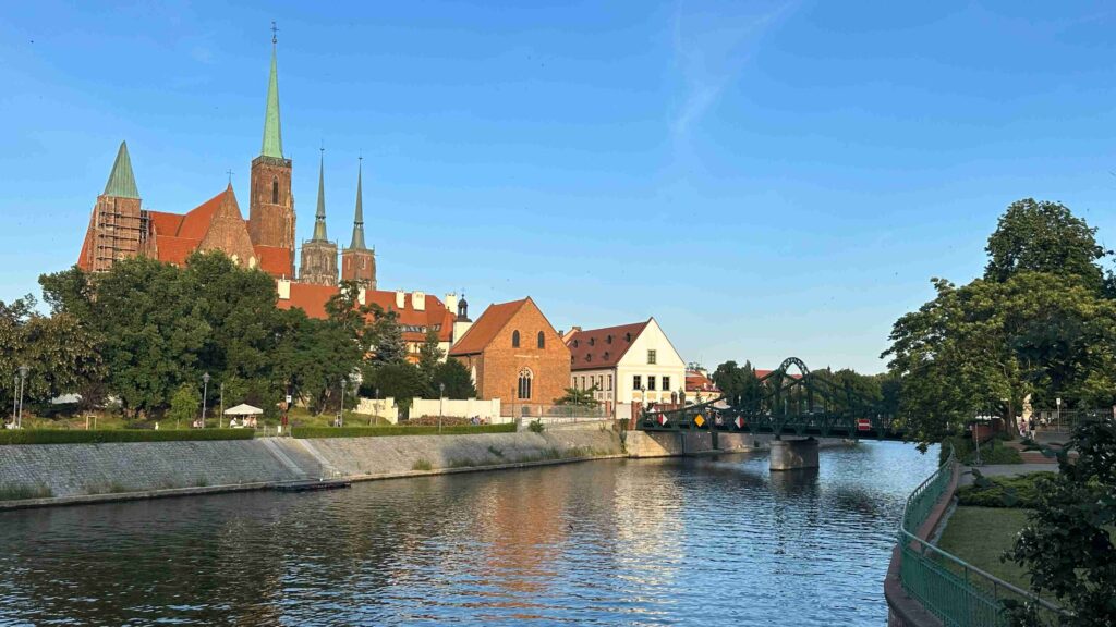 Rio Oder, Wroclaw Polônia