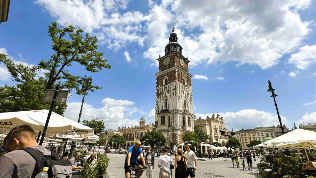 Torre da prefeitura Cracóvia